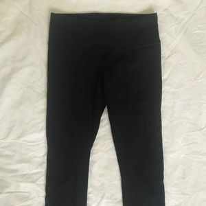 lululemon wunder under crop black